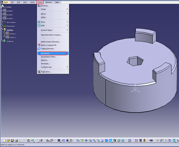 Customising CATIA V5 - Setting Favourite Workbenches 4