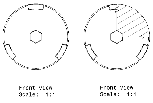 Before and After a Breakout View is Applied